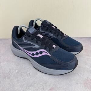 Saucony Cohesion 17 Shoes Women's 11 Blue Purple Running Athletic Sneakers